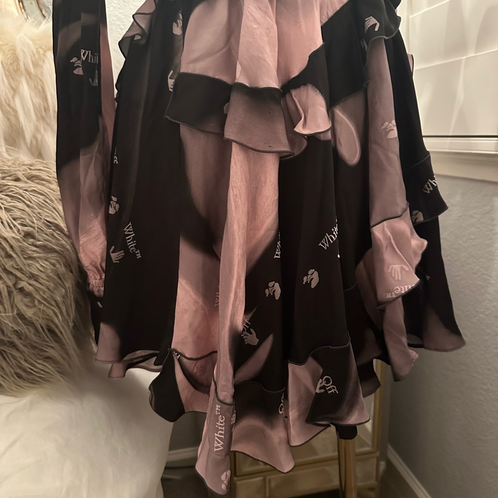OFF-WHITE RUFFLE DRESS NWT - Picture 6 of 13